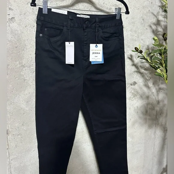 NEW!! ASOS New Look Jenna lift & shape tall skinny black crop jeans - Picture 4 of 9